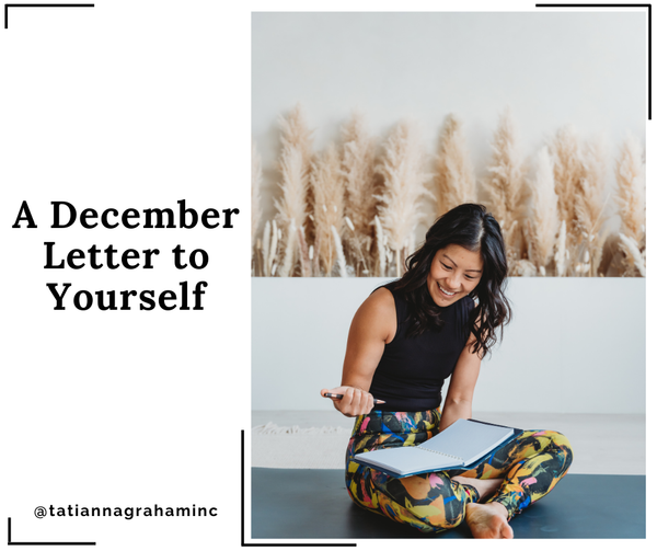 Have you written a December letter to yourself?